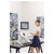 Fellowes 0009901 Lotus Sit-Stand Workstation 432mm Height Range White