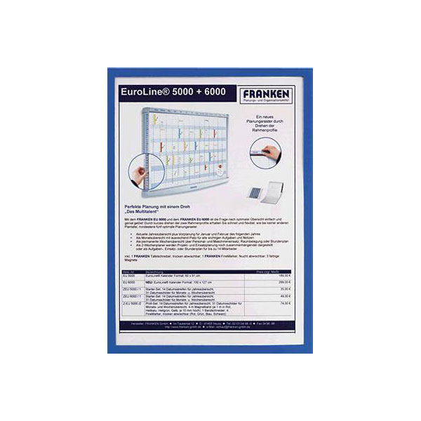 Franken ITSA4M03 Document holder Blue A4