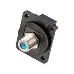 TUK LTD KCF3GDpm D universal, 3G F connector through coupler