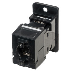 TUK Ltd FKFBpm Category 5e Tool-less IDC Low Profile Panel Mount Socket