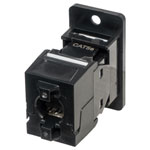 TUK Ltd FKFBpm Category 5e Tool-less IDC Low Profile Panel Mount Socket