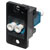 TUK Ltd KOLSMDXBpm Fibre F2F Low Profile PanelMount Coupler LC2LC Single Duplex