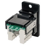 TUK Ltd KSH66Bpm RJ12 6p6c Low Profile Panel Mount Socket