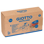 Giotto F515400 Gio Patplume Modelling Material 6x350g Skin Tones Set