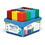 Giotto F524000 Gio Turbo Maxi Felt Tip Pen 108pcs School Pack