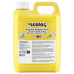 Scola DAMW2LTL/21 Washable Readymix 2L Brilliant Yellow
