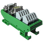 CamdenBoss CIM/9W-DMFS 9 Way Male and Female D sub Screw Terminal Interface