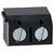TruConnect 210440 2 Way 10A Black Interlocking Terminal Block 5mm