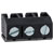 TruConnect 210442 3 Way 10A Black Interlocking Terminal Block 5mm