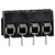 TruConnect 210444 4 Way 10A Black Interlocking Terminal Block 5mm