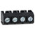 TruConnect 210444 4 Way 10A Black Interlocking Terminal Block 5mm