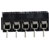 TruConnect 210445 5 Way 10A Black Interlocking Terminal Block 5mm