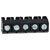TruConnect 210445 5 Way 10A Black Interlocking Terminal Block 5mm