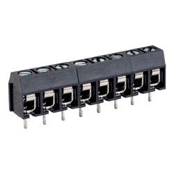 TruConnect 210447 8 Way 10A Black Interlocking Terminal Block 5mm