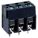 CamdenBoss CTB1201/3BK 3 Way 16A Low Profile Terminal Block 5mm Pitch