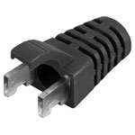 TUK Ltd SPEEDY RJ45 PS6BK#100 Black strain relief boot Cat 6 plug pack of 100