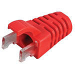 TUK Ltd SPEEDY RJ45 PS6RD#100 Red strain relief boot Cat 6 plug pack of 100