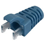 TUK Ltd SPEEDY RJ45 PS6Bl#100 Blue strain relief boot Cat 6 plug pack of 100