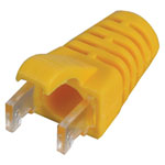 TUK Ltd SPEEDY RJ45 PS6Yw#100 Yellow strain relief boot Cat 6 plug pack of 100