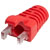TUK Ltd SPEEDY RJ45 PS1Rd#100 Red strain relief boot for Cat5 plug pack of 100