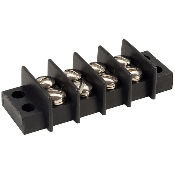Cinch R44.18.004 4 Pole Screw to Screw Terminal Block Rapid Electronics