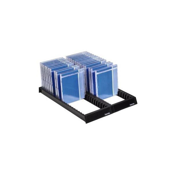 Hama 00048000 CD Flipper Tray - 44 CDs/DVDs/Blu-rays Plastic Black...