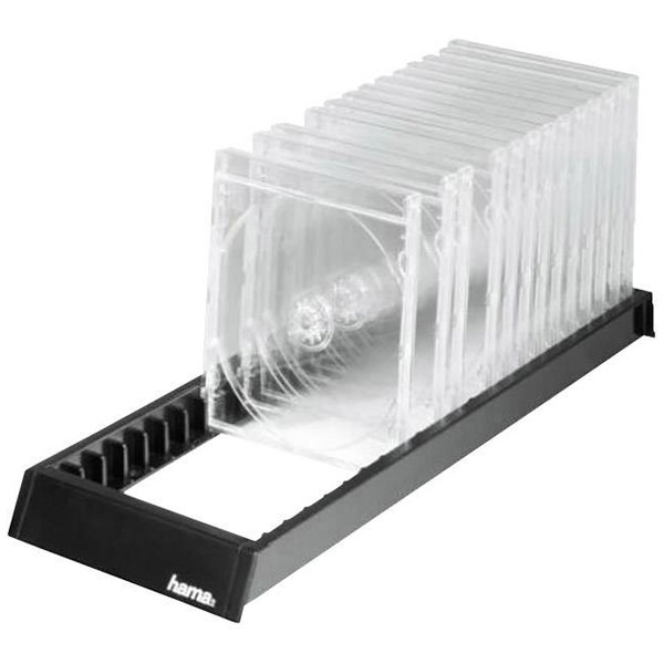 Hama 00048107 CD Flipper Storage Tray for 22 CDs/DVDs Plastic Blac...