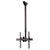 Hama 00118655 TV Ceiling Mount 81-165cm (32-65) Tiltable Swivelling Black