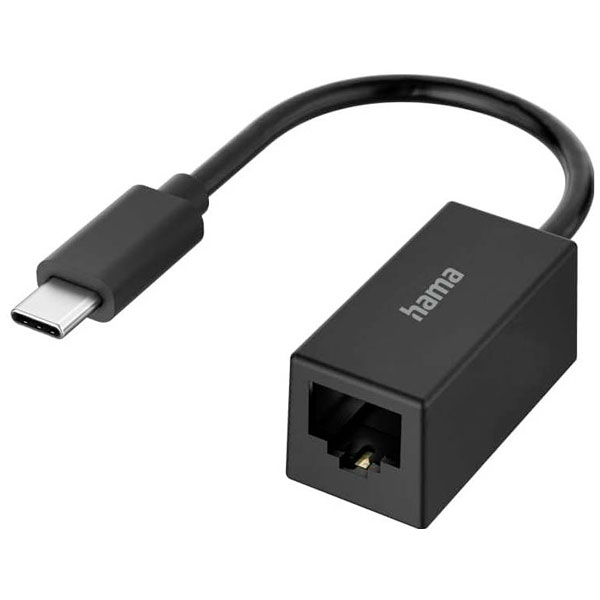 Hama 00200360 USB-C to RJ45 Network Adapter, 2.5 Gigabit Ethernet,...