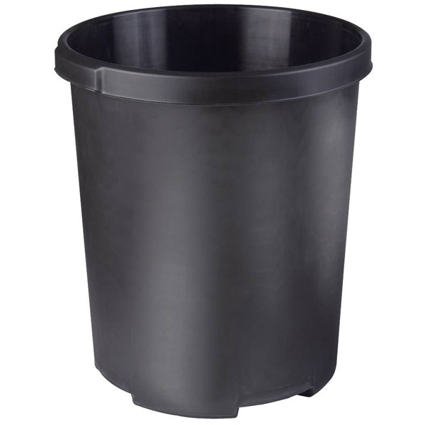 HAN 1836-13 Waste paper basket 50 l (Ø x H) 350mm x 490mm Black 1 ...
