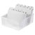HAN 976-63 DIN A6 Card Index Box Translucent Clear 400 Cards Landscape