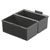HAN 976-K-13 Card Index Box A6 Landscape Blk incl. 100 Ruled Cards 400 Card Cap