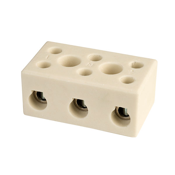 Hylec DESTB-1003 3 Way 57A Ceramic Connector Blocks | Rapid Online