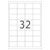 Herma 4200 Labels Premium A4 48.3x33.8mm Paper White Permanent 800 Labels