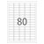 Herma 4336 Premium Labels A4 35.6x16.9mm White Permanent Adhesion 2000-pack