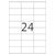 Herma 4360 Premium A4 Labels 70x36mm White Permanent Adhesive 600 Labels