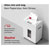 Ideal Office 82919111 Shredcat 8291 CC Document Shredder 150 Sheet P-4 21L Bin