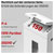 Ideal Office 82919111 Shredcat 8291 CC Document Shredder 150 Sheet P-4 21L Bin