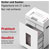 Ideal Office 82919111 Shredcat 8291 CC Document Shredder 150 Sheet P-4 21L Bin
