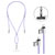 Intenso 7991003 Cable USB-C To USB-C 1.65M/Lanyard - Purple