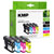 KMP 1529,4005 15,294,005 Ink Cart Set - Brother LC-223 BK/C/M/Y 4-Pack Compatble