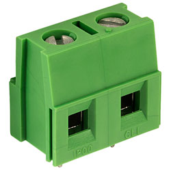 CamdenBoss CTB0118/2 2 Way 24A 7.62mm Pitch Rising Clamp Terminal Block