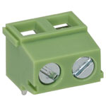 TruConnect 211743 5.08mm 90deg 2 Way Low Profile Rising Clamp Terminal Block