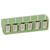 TruConnect 211747 5.08mm 90deg 6 Way Low Profile Rising Clamp Terminal Block