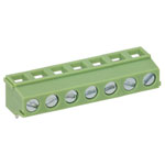 TruConnect 211748 5.08mm 90deg 7 Way Low Profile Rising Clamp Terminal Block