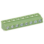 TruConnect 211749 5.08mm 90deg 8 Way Low Profile Rising Clamp Terminal Block