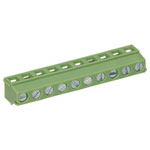 TruConnect 211751 5.08mm 90deg 10 Way Low Profile Rising Clamp Terminal Block