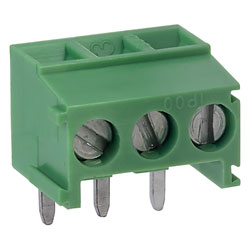 CamdenBoss CTB0355/3 3 Way 10A Interlocking 90° Terminal Block 3.5mm Pitch