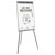Legamaster 7-152810 Flip Chart Sketch Easy Tripod Whiteboard 105x68cm Magnetic
