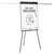 Legamaster 7-152910 Flipchart Sketch Pro Tripod 845x1870x775mm Height-Adjustable